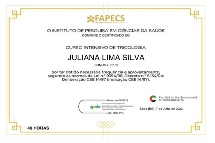 Certificado profissional